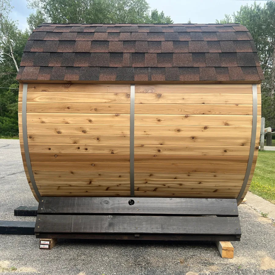 2 Person Cedar Barrel Sauna 6′ x 4′ image 5