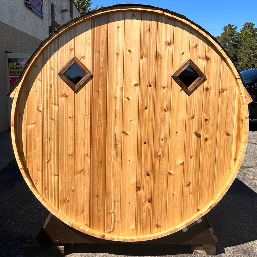 2 Person Cedar Barrel Sauna 6′ x 4′ image 1