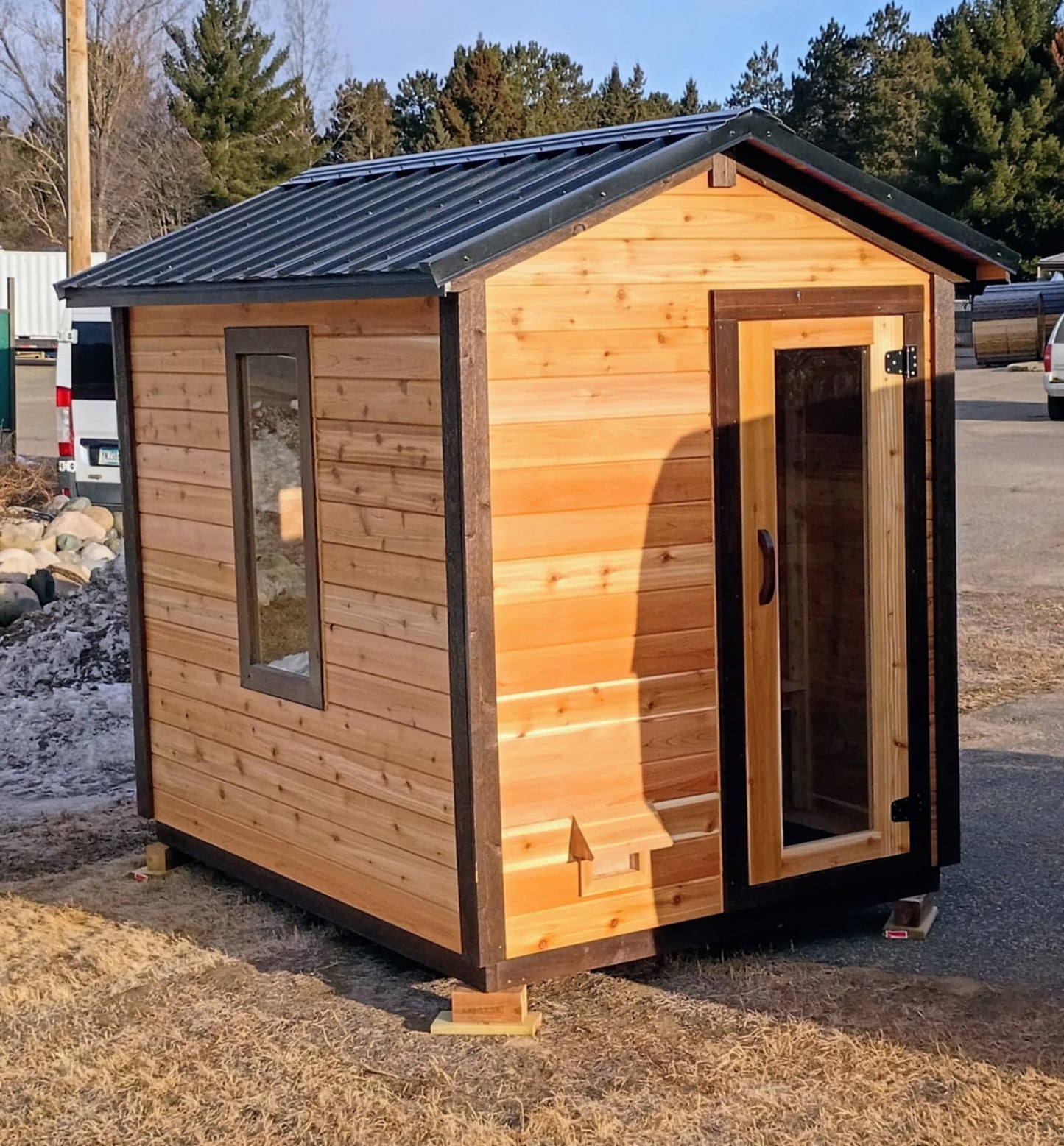 The Nordheim 6x8 Square Sauna