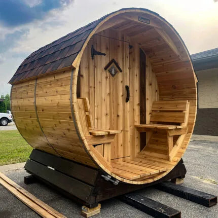 2 Person Cedar Barrel Sauna 6′ x 4′ image 6